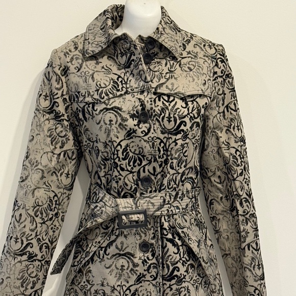 Perry Ellis ¾ Length Cotton Twill Coat - Picture 1 of 12
